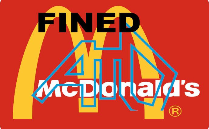 McDonald's convicted & fined