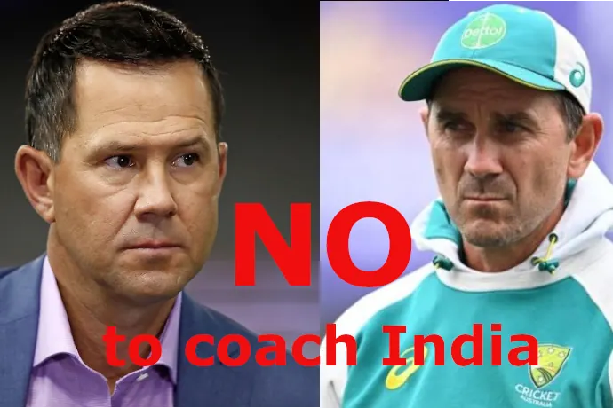 Justin Langer Ricky Ponting no to be India's head coach