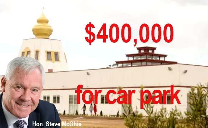 Steve McGhie -Sri Durga Temple Rockbank- $400,000 for car park