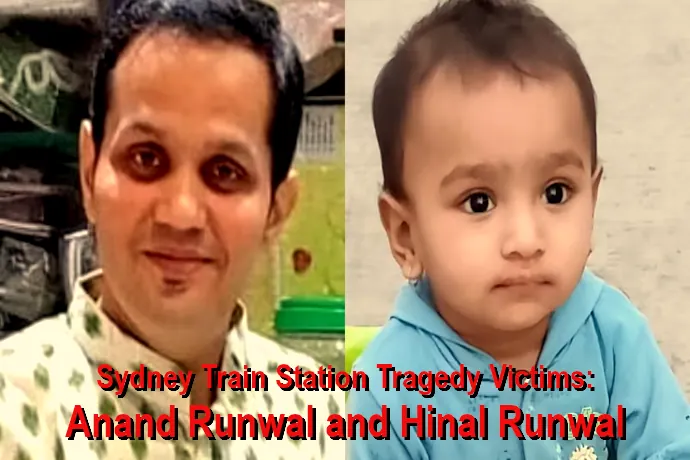 Sydney Carlton station tragedy - Anand and Hinal Runwal