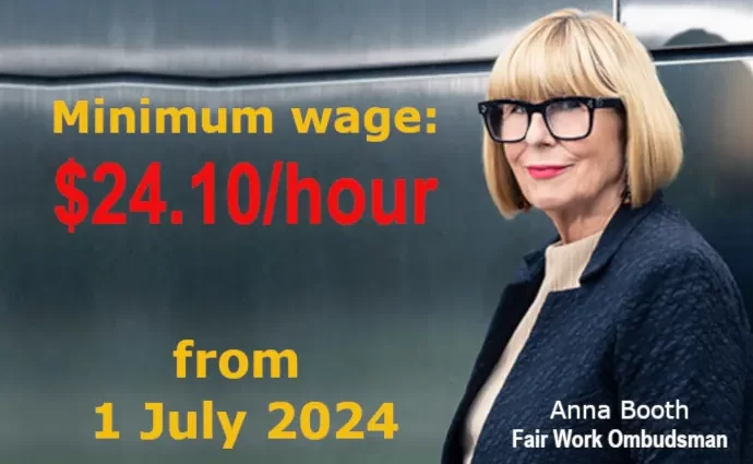 Minimum Wage FW Ombudsman Anna Booth