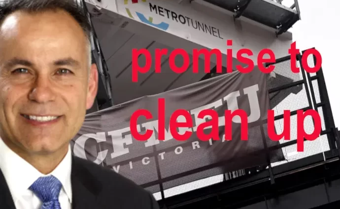 John Pesutto promise to clean up CFMEU