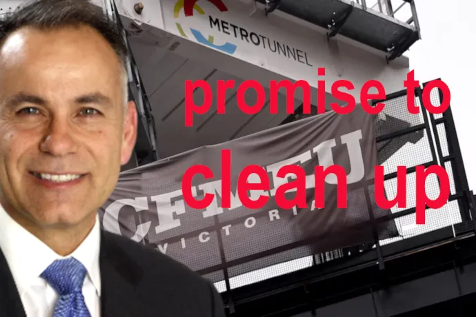 John Pesutto promise to clean up CFMEU