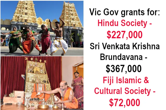 Vic Govt Grants HS Brundavana Fiji Islamic Society